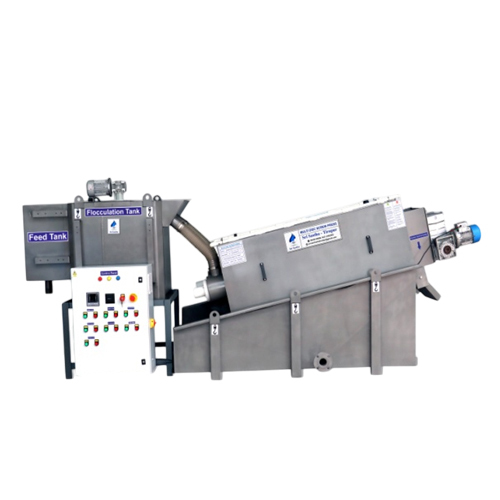 Sludge Dewatering Machine - Material: Mild Steel