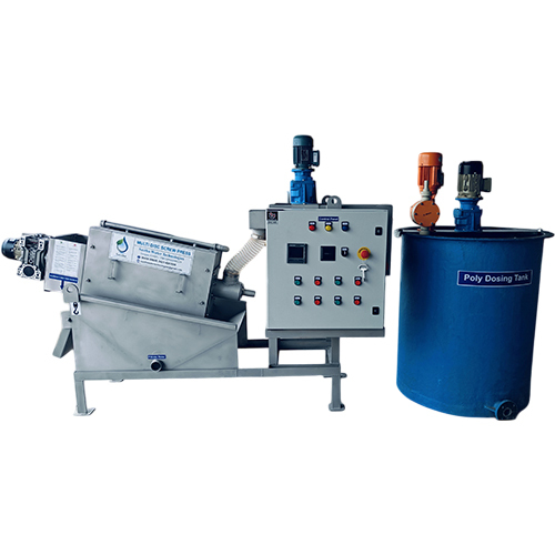 Sludge Dewatering Machine - Material: Mild Steel