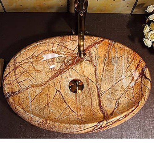 Brown Marble Washbasin