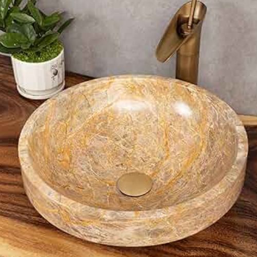 Brown Marble Washbasin