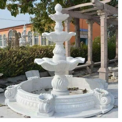 Marble Carving Outdoor Fountain
