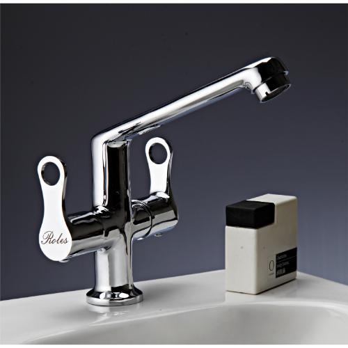 Flower Center Hole Basin Mixer
