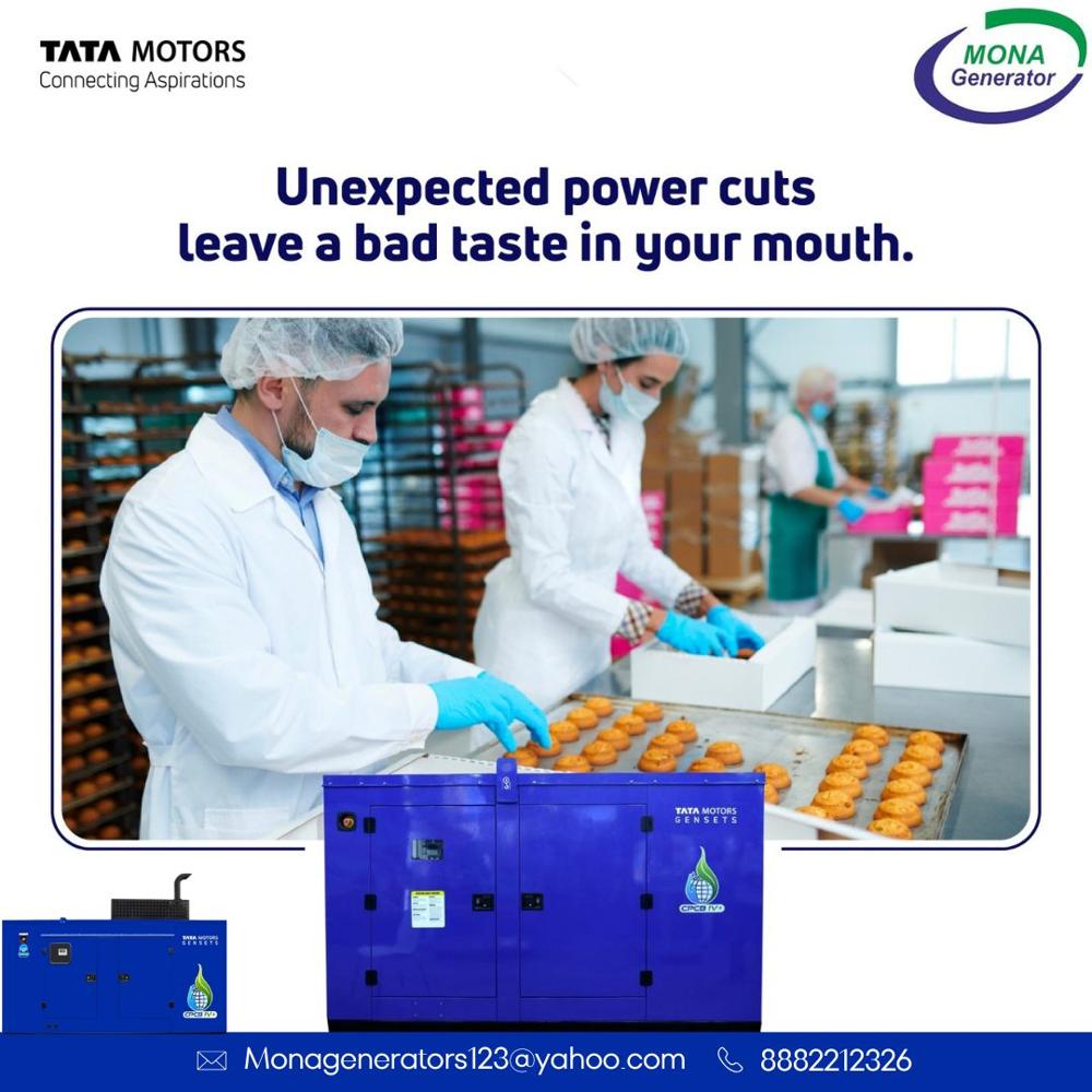 40kVA Tata Motors Single Phase Diesel Generator