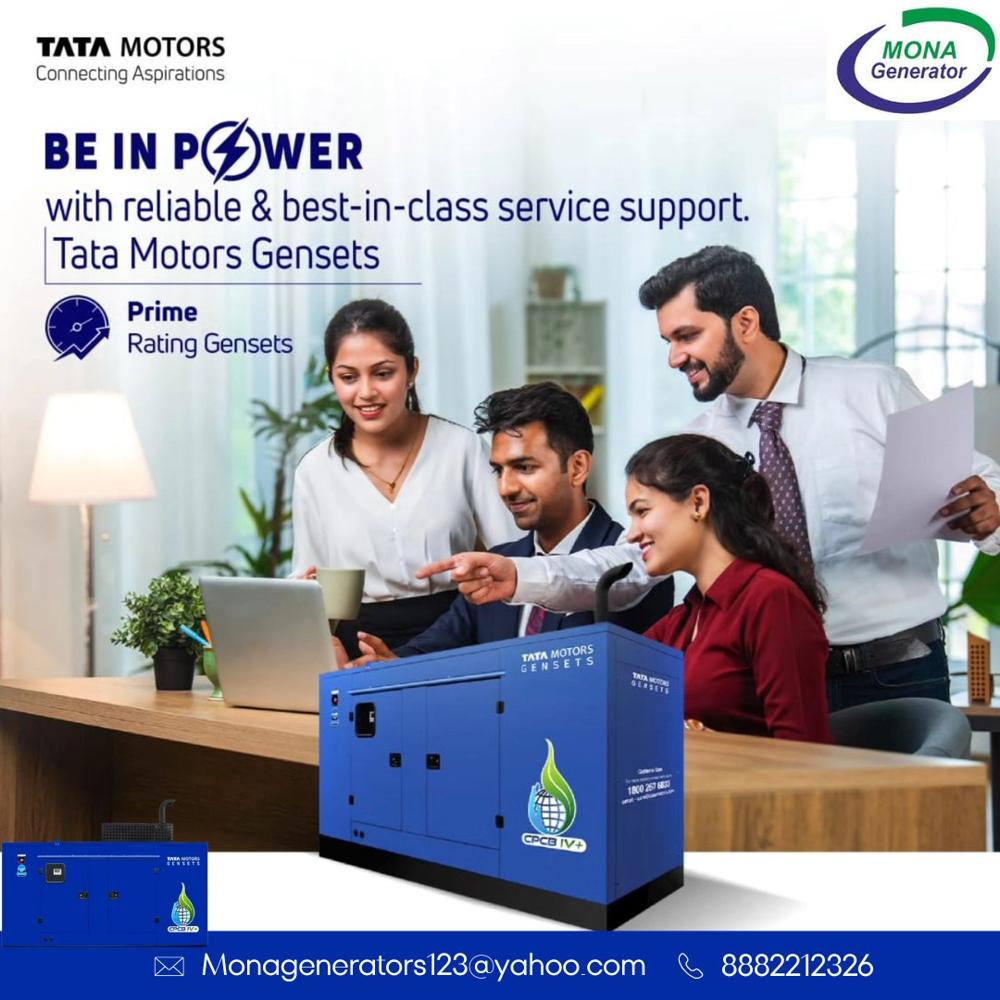 40kVA Tata Motors Single Phase Diesel Generator