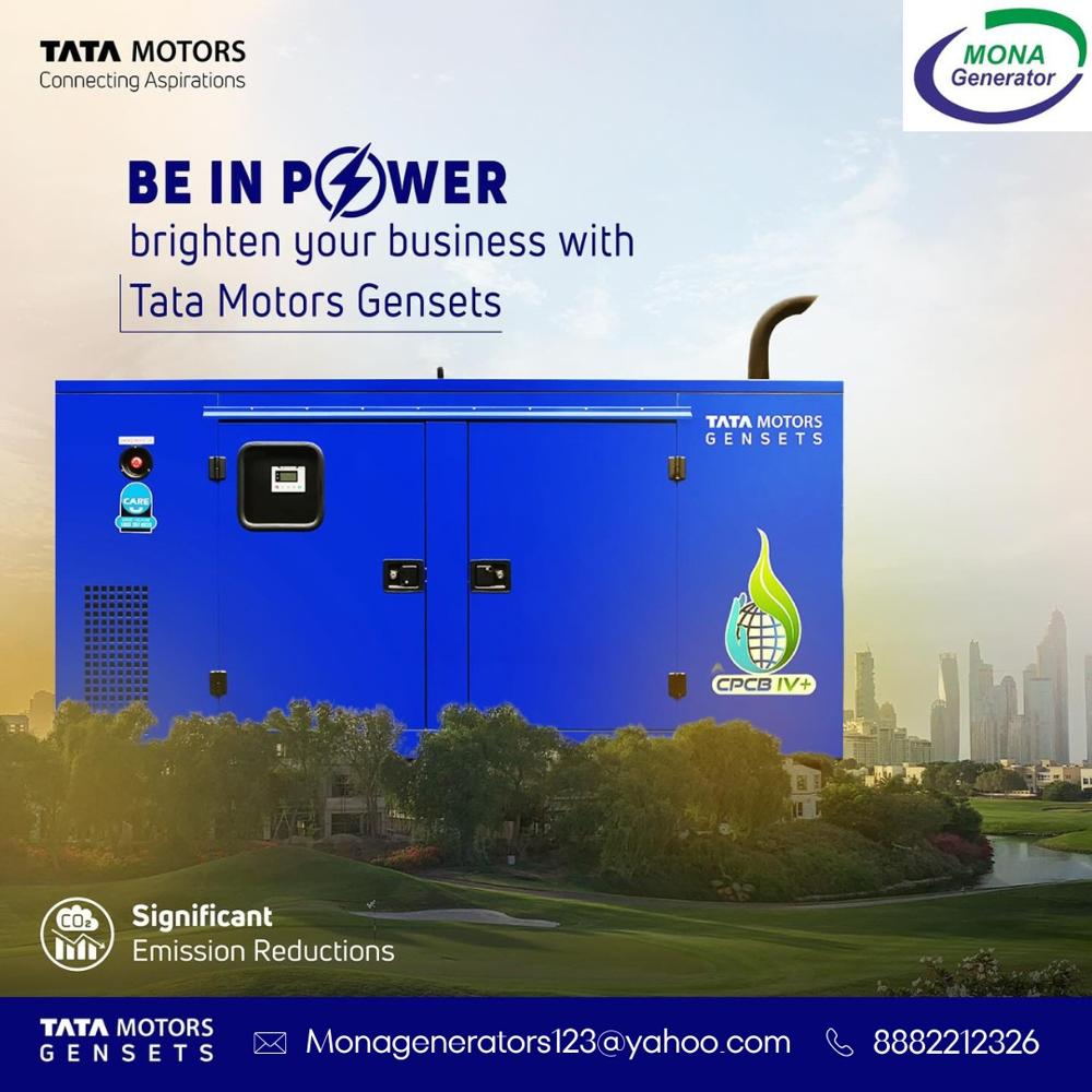 125kVA Tata Motors Three Phase Diesel Generator
