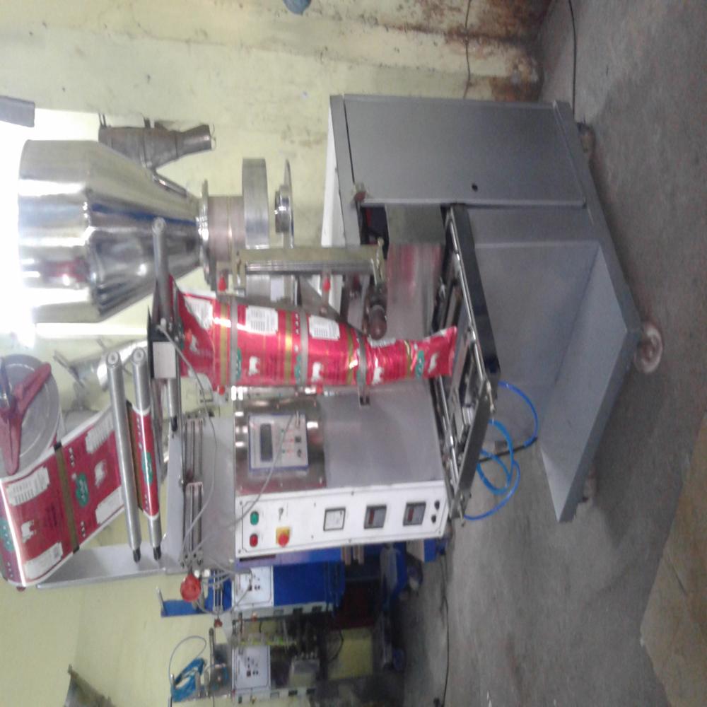 Namkeen Packing Machine - Stainless Steel, Silver Color, 220-240 Voltage | 1 Year Warranty, Heavy Duty Automatic Electric Drive, Human Machine Interface