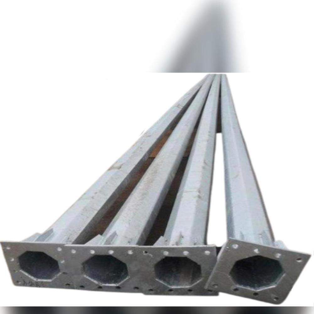 9 Meter Octagonal Pole - Color: Silver