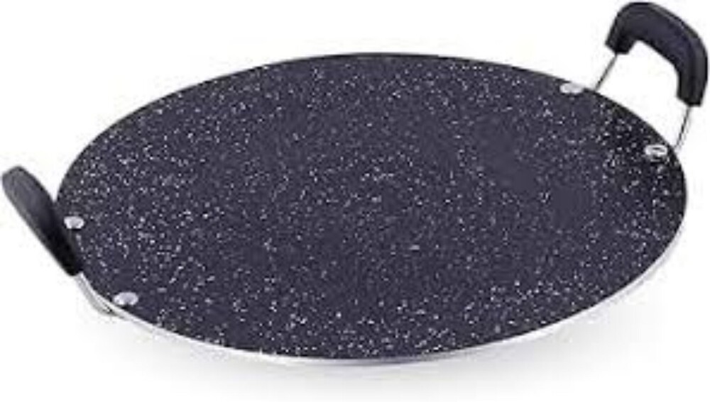 Hichef Non Stick Flat Round Tawa - Interior Coating: Non-Stick