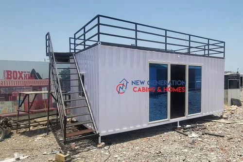 हल्का स्टील सफेद पोर्टा केबिन