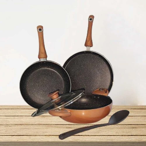 Non Stick Cookware Glass Lid Gift Set