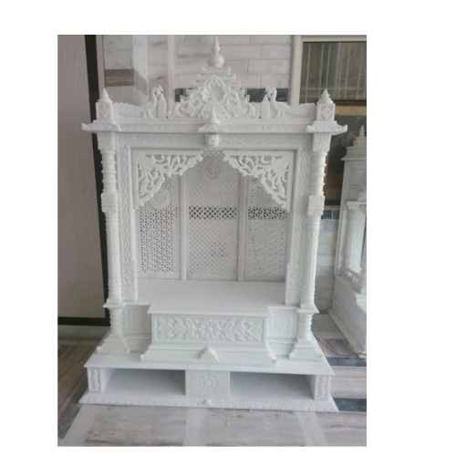Jali Makrana Marble Temple - Color: White