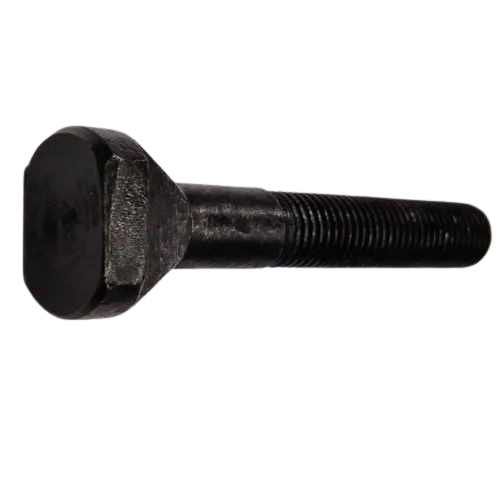 Forged T Bolt - Heat-treated Quenched Steel, M16x100 Size, Sleek Black Finish | Robust Industrial Fastening Solution For Heavy-duty Applications