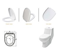 Toilet seat cover plastic