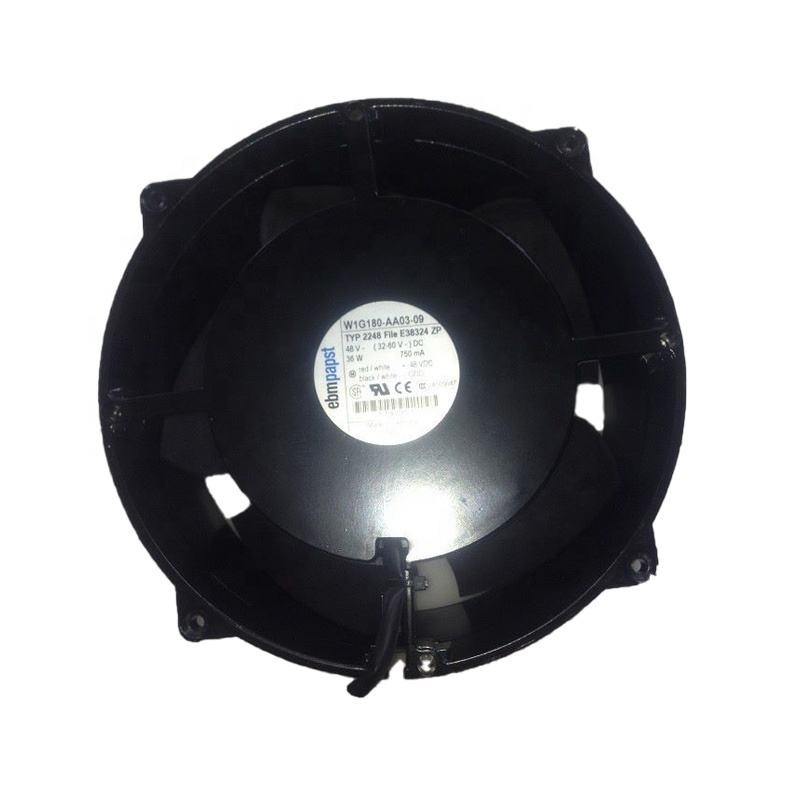 ebmpapst W1G180-AA03-09 TYP 2248 48V DC 750MA 36W 180mm 1750RPM 640m3/h Ball Bearing Axial Cooling Fan