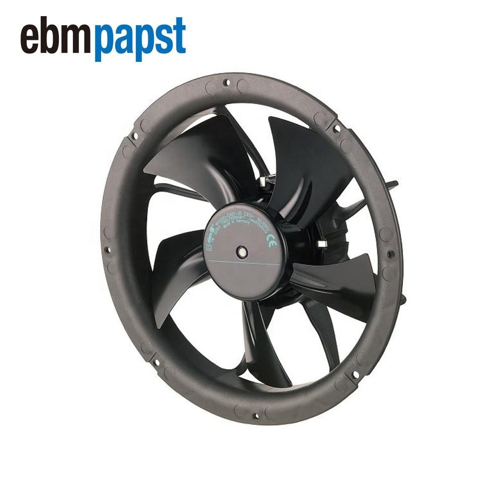 ebmpapst W1G200-EA87-25 200mm 230VAC 50/60Hz 7W 1400RPM 294CFM Ball Bearing Freezer Refrigerator Cold Storage Axial Cooling Fan