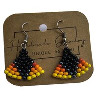 Small Triangle Earring with hook