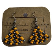 Small Triangle Earring with hook
