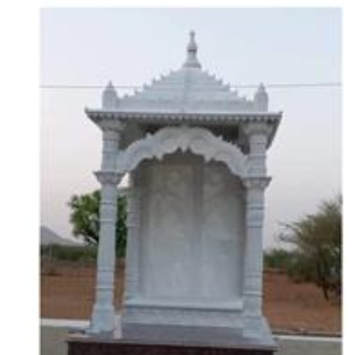 Lovely Makrana carved marble mandir