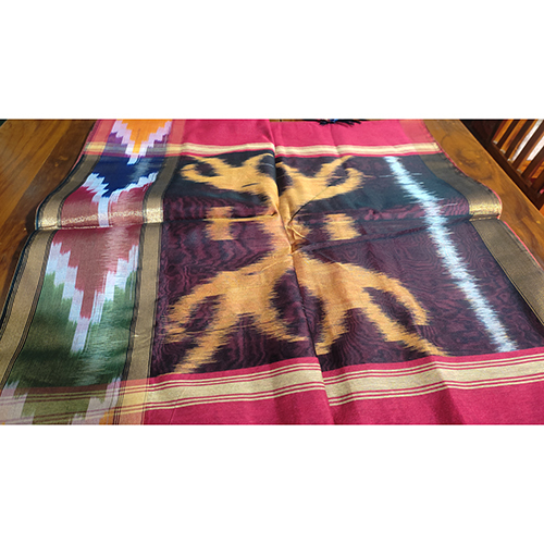 Ladies Designer Saree - High-Quality Cotton , Multicolor Printed Pattern, Washable Design for Party Wear, Ideal for Sophisticated Women