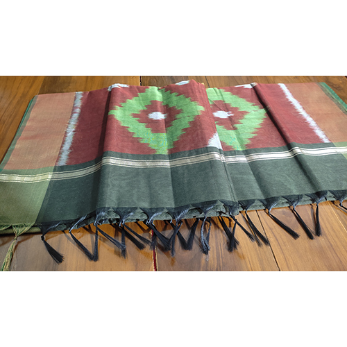 Ladies Printed Saree - Color: Multicolor