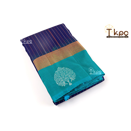 Gota Work Dharmavaram Silk Saree - Color: Multicolor