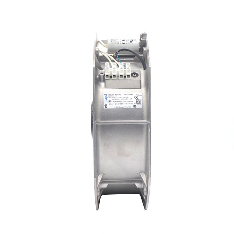 ebmpapst W2E250-HQ52-12 FJ28082MAB 280X280X80mm 230V AC Full Metal High Temperature Cabinet Axial Cooling Fan Wind Power