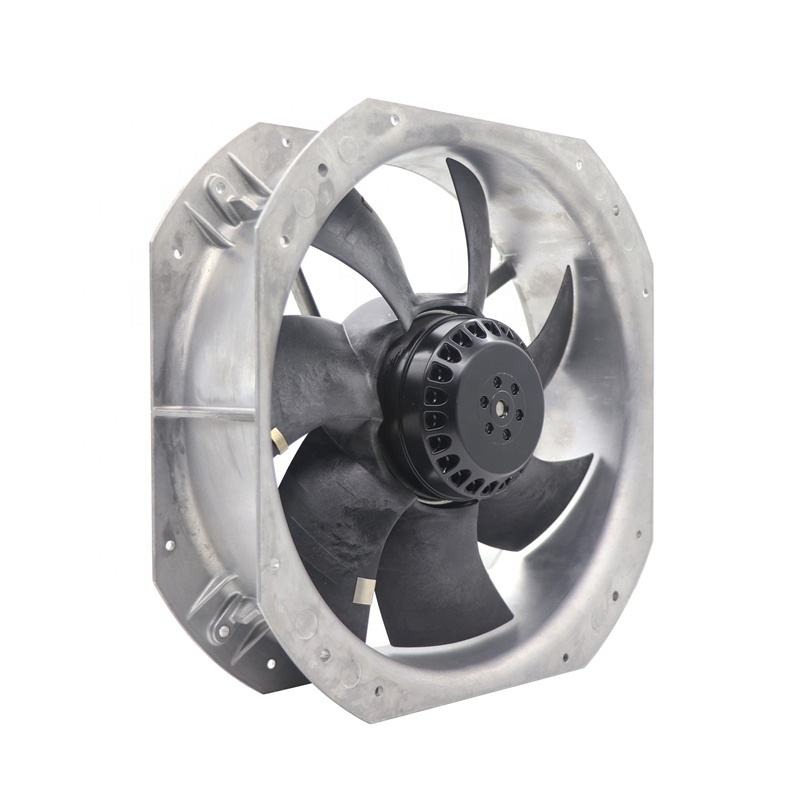 ebmpapst W2E250-HQ52-12 FJ28082MAB 280X280X80mm 230V AC Full Metal High Temperature Cabinet Axial Cooling Fan Wind Power