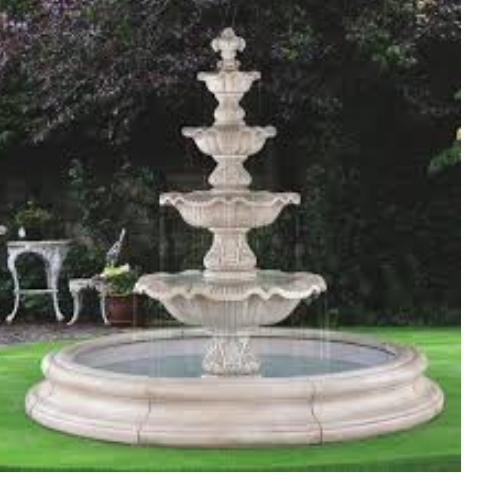 Designer Outdoor Marble Fountain