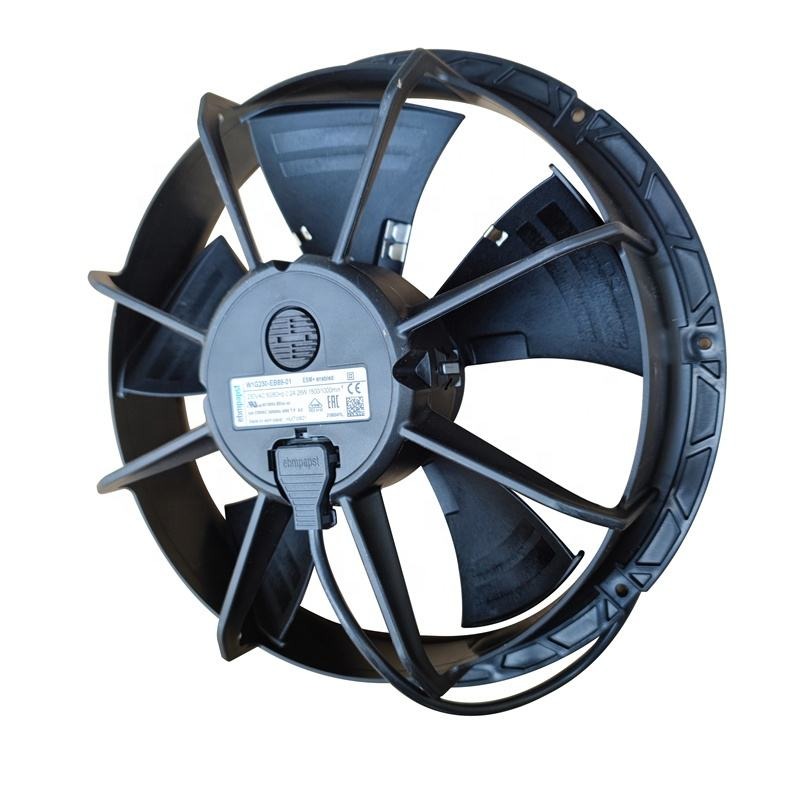 ebmpapst W1G230-EB89-01 230VAC 26W 0.2A 50/60Hz 230mm 1500/1000RPM IP55 Ball Bearing Inverter Axial Cooling Fan