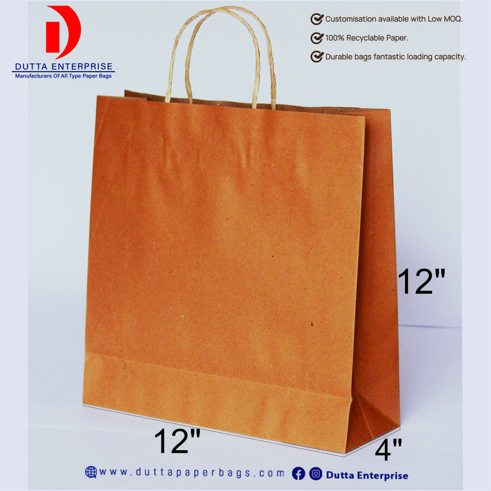 Brown Paper Gift Bag - Feature: Disposable