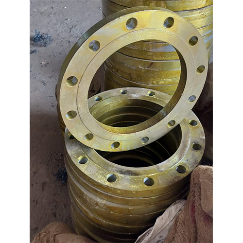 Standard Mild Steel Flanges - Color: Golden-Yellow