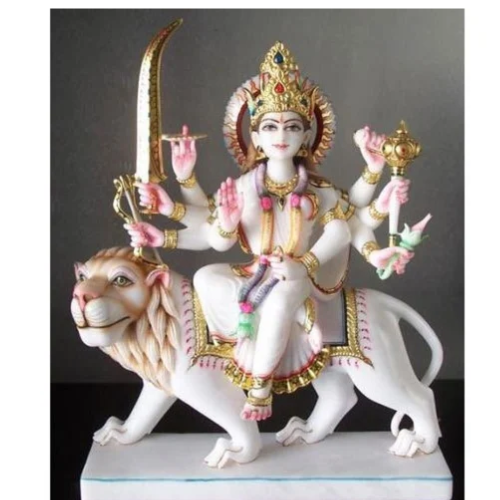 Marble Durga Maa Statue