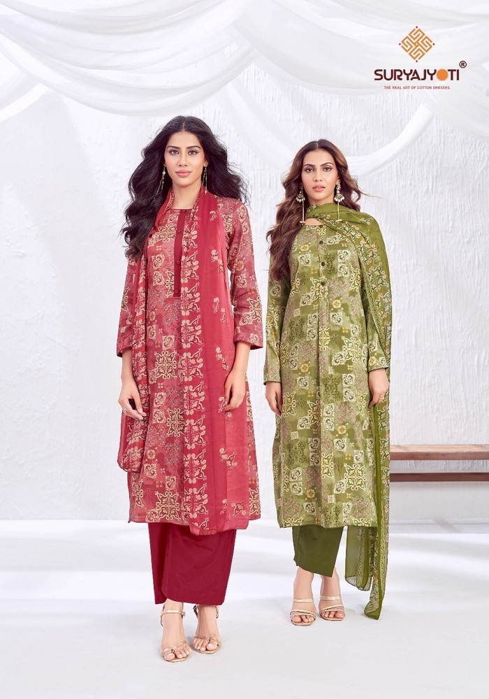 Suryajyoti Naisha Vol-48  Dress Material