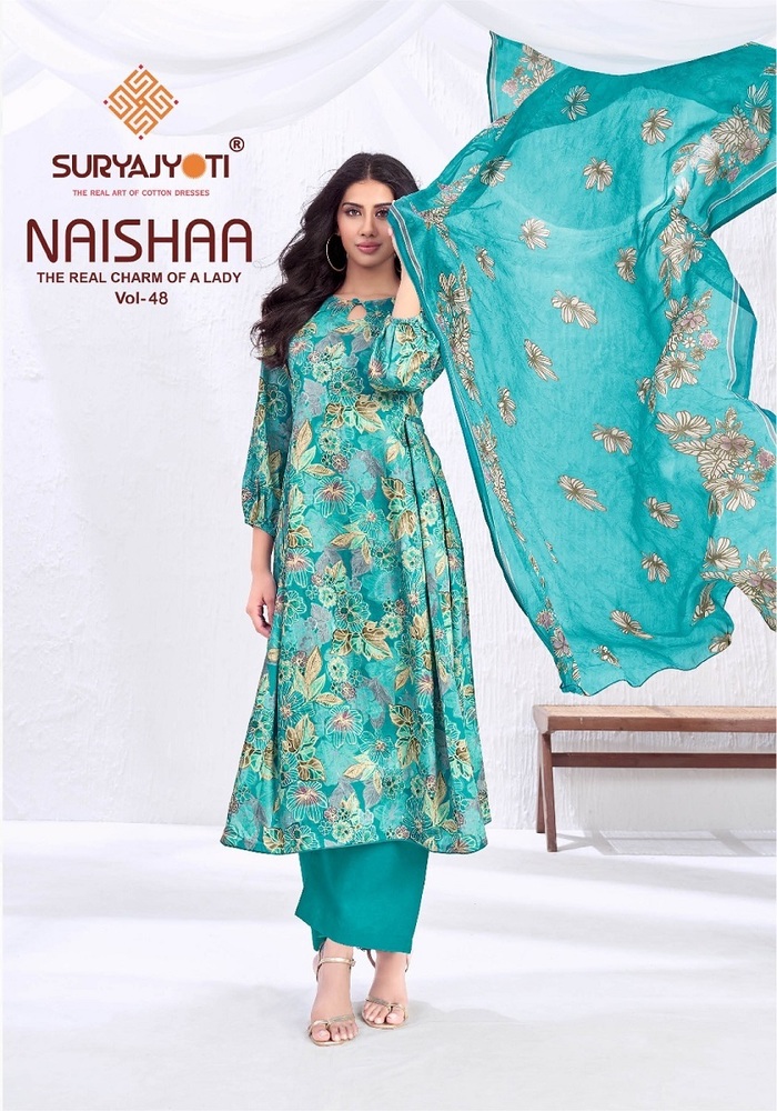 Suryajyoti Naisha Vol-48  Dress Material