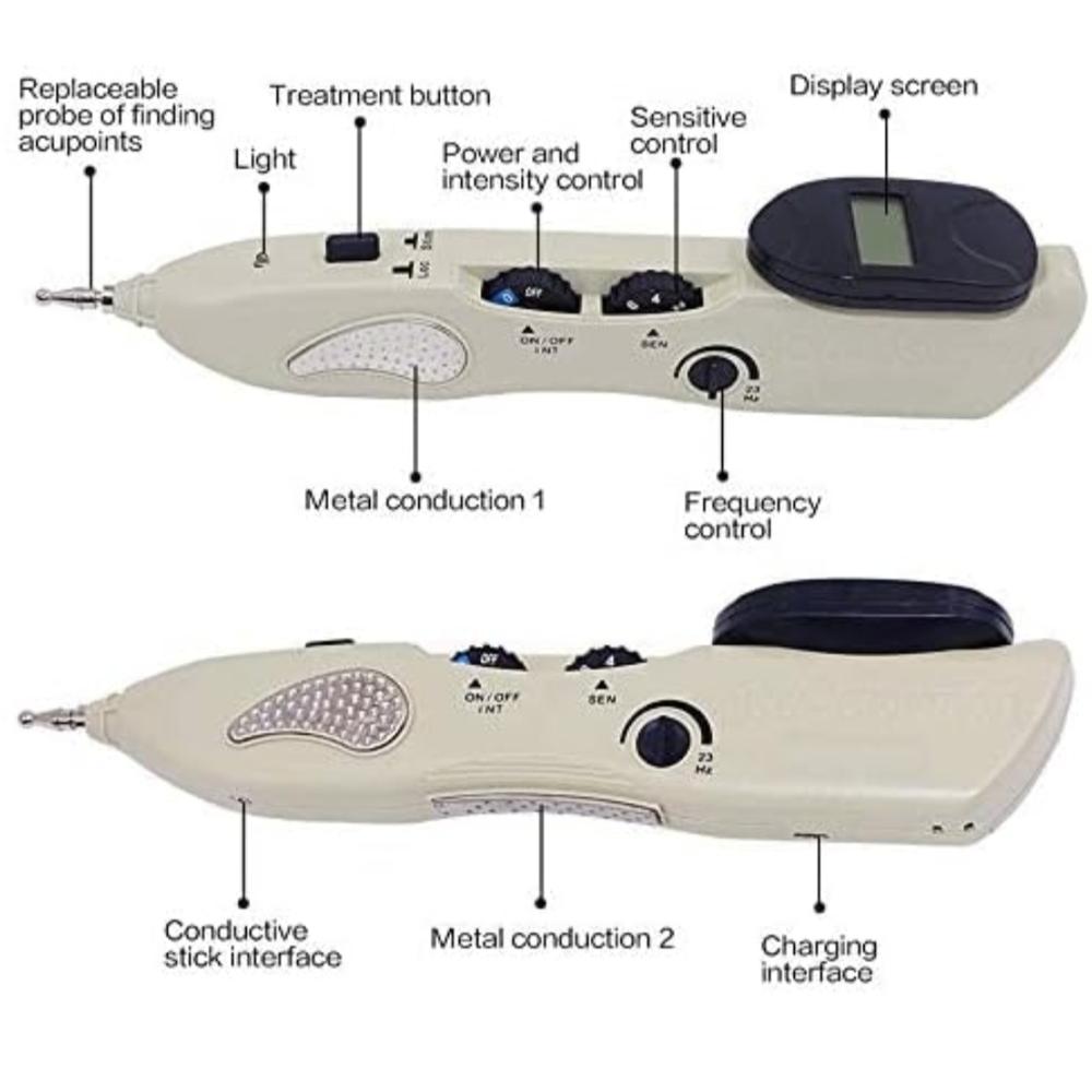 Electro Acupuncture Pen Handheld Massager Acupuncture Points Identify And Treatment Devacie Acupressure Therapy - Features: Good Quality
