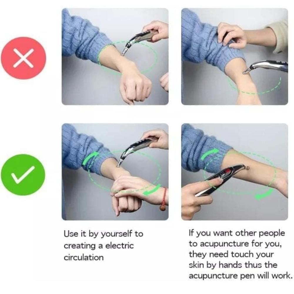 Electro Acupuncture Pen Handheld Massager Acupuncture Points Identify And Treatment Devacie Acupressure Therapy - Features: Good Quality