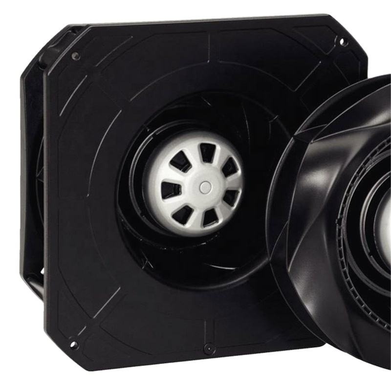 ebmpapst K3G225-RE07-03 230V AC 270x270x131mm 170W 1.4A 705m3/h Ball Bearing IP54 EC Centrifugal Blower Cooling Fan