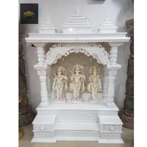 White Marble Pooja Temple