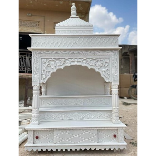 White Marble Pooja Temple