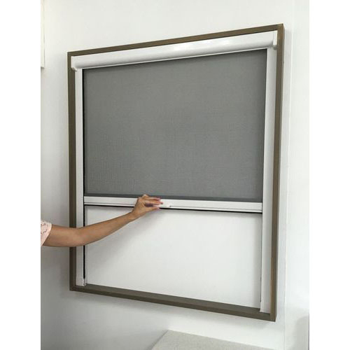 Shutter Type Mesh Window Mosquito Net - Material: Polyester