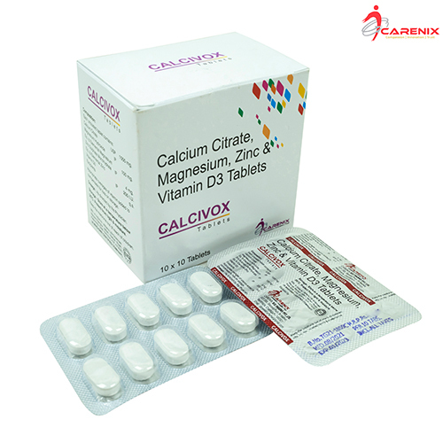 Calcium Citrate Magnesium Zinc And Vitamin D3 Tablets