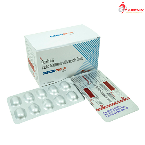 Cefixime And Lactic Acid Bacillus Dispersible Tablets