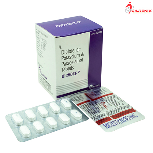 Diclofenac Potassium And Paracetamol Tablets - Drug Type: General Medicines