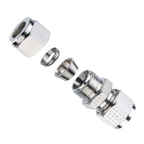 Double Ferrule Tube Fittings - Color: Steel Grey