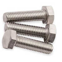 Monel 400 Hex Bolt - Color: As Per Availability