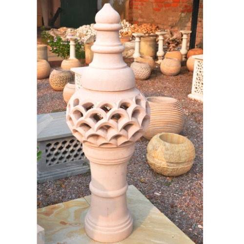 Stone Outdoor Lamp - Color: Sand