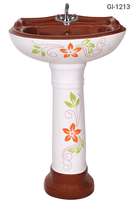 Classic pedestal wash basin