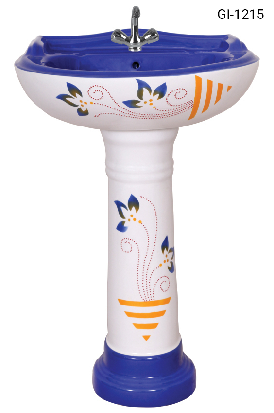Full pedestal basin