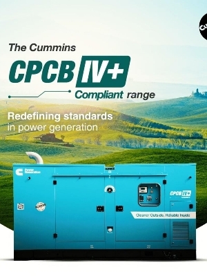 35 Kva 3 Phase Cpcb-4 Sudhir Cummins Genset - Engine Type: Air-Cooled