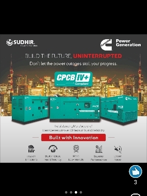 750 Kva Cpcb-Iv Compliance Genset - Color: Green
